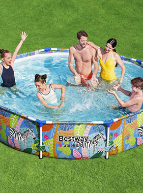 VidaXL Zwembad Steel Pro frame 305x66 cm