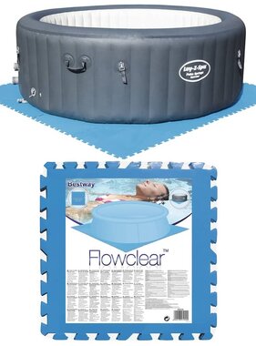 VidaXL Zwembadbodembeschermers 8 st blauw 58220