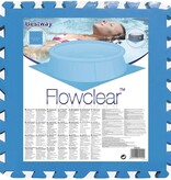 VidaXL Zwembadbodembeschermers 8 st blauw 58220