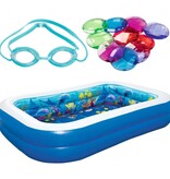 VidaXL Zwembad opblaasbaar onderwateravontuur 54177