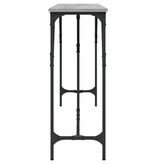 VidaXL Wandtafel 200x29x75 cm bewerkt hout grijs sonoma eikenkleurig