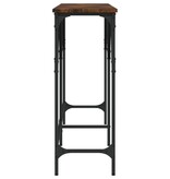 VidaXL Wandtafel 180x29x75 cm bewerkt hout gerookt eikenkleurig