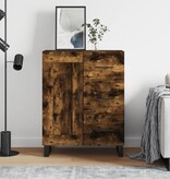 VidaXL Dressoir 69,5x34x90 cm bewerkt hout gerookt eikenkleurig