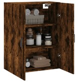 VidaXL Hangkast 69,5x34x90 cm gerookt eikenkleurig