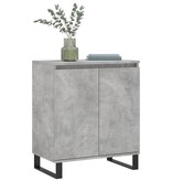 VidaXL Dressoir 60x35x70 cm bewerkt hout betongrijs