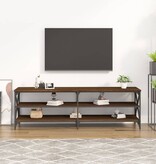VidaXL Tv-meubel 160x40x50 cm bewerkt hout bruin eikenkleur