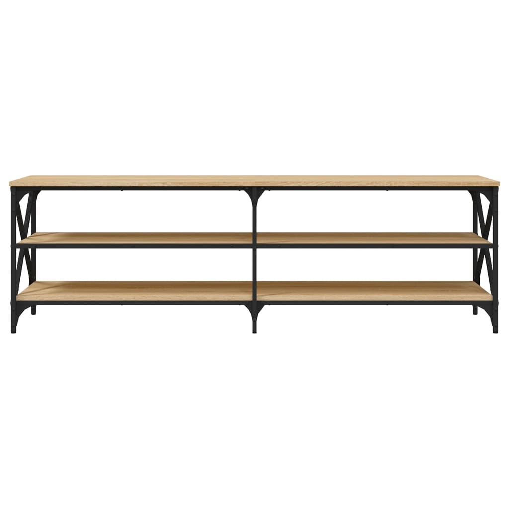 VidaXL Tv-meubel 160x40x50 cm bewerkt hout sonoma eikenkleurig