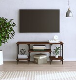 VidaXL Tv-meubel 102x35x45,5 cm bewerkt hout bruin eikenkleur
