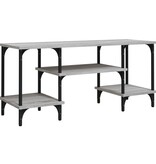 VidaXL Tv-meubel 102x35x45,5 cm bewerkt hout grijs sonoma eikenkleurig