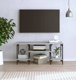 VidaXL Tv-meubel 102x35x45,5 cm bewerkt hout grijs sonoma eikenkleurig