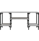 VidaXL Tv-meubel 102x35x45,5 cm bewerkt hout grijs sonoma eikenkleurig