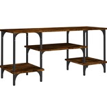 VidaXL Tv-meubel 102x35x45,5 cm bewerkt hout gerookt eikenkleurig