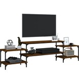 VidaXL Tv-meubel 197x35x52 cm bewerkt hout bruin eikenkleur
