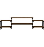 VidaXL Tv-meubel 197x35x52 cm bewerkt hout bruin eikenkleur
