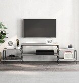 VidaXL Tv-meubel 197x35x52 cm bewerkt hout grijs sonoma eikenkleurig