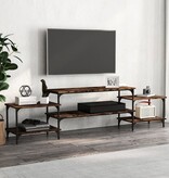 VidaXL Tv-meubel 197x35x52 cm bewerkt hout gerookt eikenkleurig