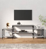 VidaXL Tv-meubel 157x35x52 cm bewerkt hout grijs sonoma eikenkleurig