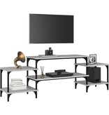 VidaXL Tv-meubel 157x35x52 cm bewerkt hout grijs sonoma eikenkleurig