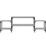 VidaXL Tv-meubel 157x35x52 cm bewerkt hout grijs sonoma eikenkleurig