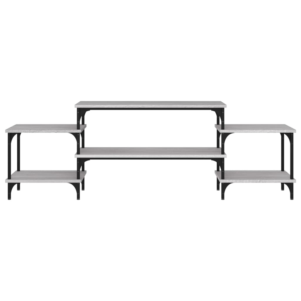 VidaXL Tv-meubel 157x35x52 cm bewerkt hout grijs sonoma eikenkleurig