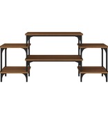 VidaXL Tv-meubel 117x35x52 cm bewerkt hout bruin eikenkleur