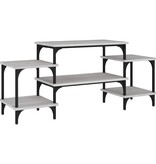 VidaXL Tv-meubel 117x35x52 cm bewerkt hout grijs sonoma eikenkleurig