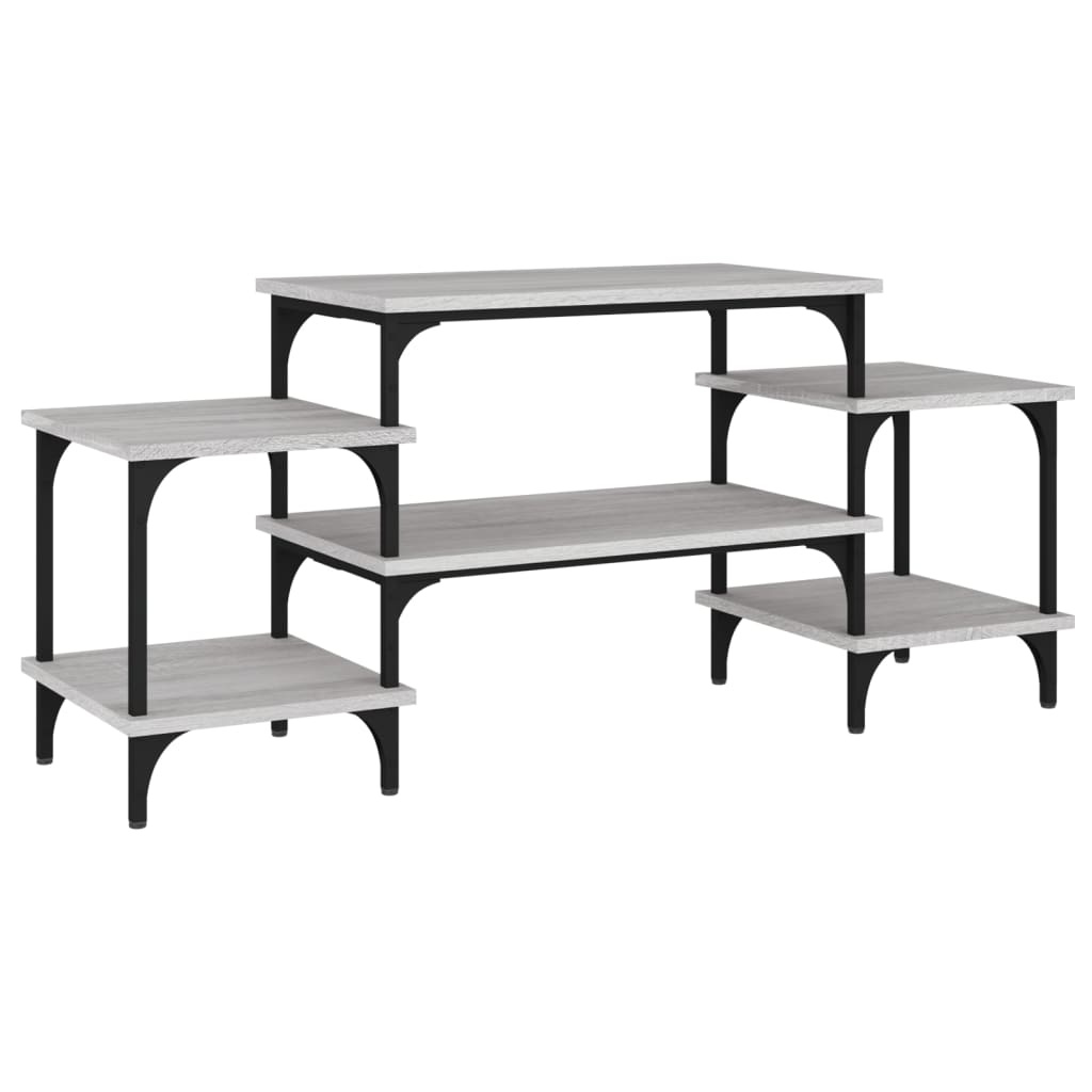 VidaXL Tv-meubel 117x35x52 cm bewerkt hout grijs sonoma eikenkleurig