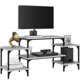 VidaXL Tv-meubel 117x35x52 cm bewerkt hout grijs sonoma eikenkleurig