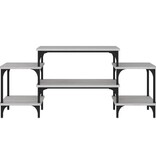 VidaXL Tv-meubel 117x35x52 cm bewerkt hout grijs sonoma eikenkleurig