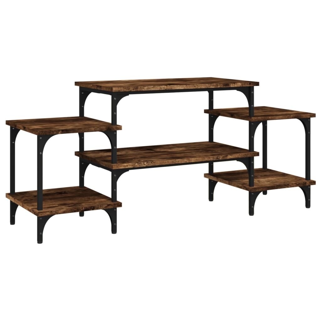 VidaXL Tv-meubel 117x35x52 cm bewerkt hout gerookt eikenkleurig