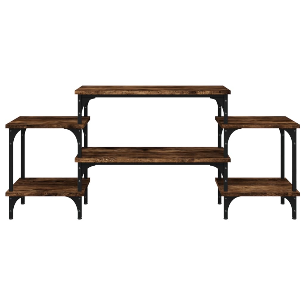 VidaXL Tv-meubel 117x35x52 cm bewerkt hout gerookt eikenkleurig