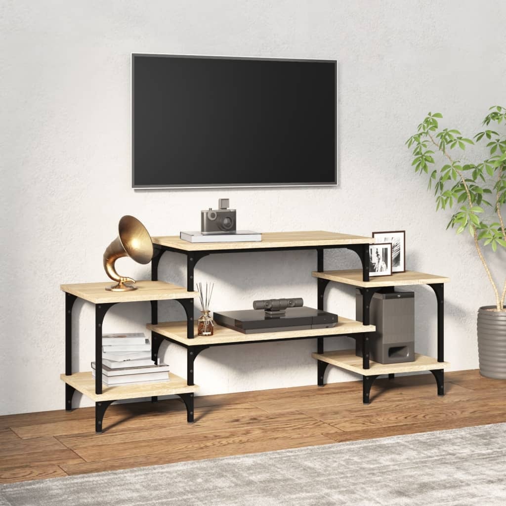 VidaXL Tv-meubel 117x35x52 cm bewerkt hout sonoma eikenkleurig
