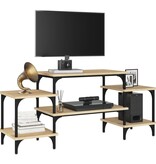 VidaXL Tv-meubel 117x35x52 cm bewerkt hout sonoma eikenkleurig