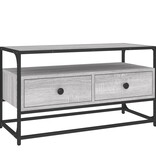 VidaXL Tv-meubel 80x35x45 cm bewerkt hout grijs sonoma eikenkleurig
