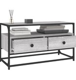 VidaXL Tv-meubel 80x35x45 cm bewerkt hout grijs sonoma eikenkleurig