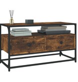 VidaXL Tv-meubel 80x35x45 cm bewerkt hout gerookt eikenkleurig