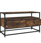 VidaXL Tv-meubel 80x35x45 cm bewerkt hout gerookt eikenkleurig