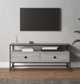 VidaXL Tv-meubel 100x35x45 cm bewerkt hout grijs sonoma eikenkleurig
