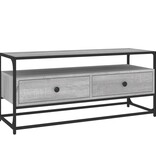 VidaXL Tv-meubel 100x35x45 cm bewerkt hout grijs sonoma eikenkleurig
