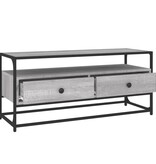 VidaXL Tv-meubel 100x35x45 cm bewerkt hout grijs sonoma eikenkleurig