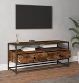 VidaXL Tv-meubel 100x35x45 cm bewerkt hout gerookt eikenkleurig