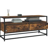 VidaXL Tv-meubel 100x35x45 cm bewerkt hout gerookt eikenkleurig