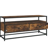 VidaXL Tv-meubel 100x35x45 cm bewerkt hout gerookt eikenkleurig