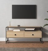 VidaXL Tv-meubel 100x35x45 cm bewerkt hout sonoma eikenkleurig