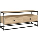 VidaXL Tv-meubel 100x35x45 cm bewerkt hout sonoma eikenkleurig