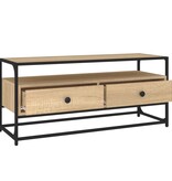 VidaXL Tv-meubel 100x35x45 cm bewerkt hout sonoma eikenkleurig