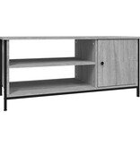 VidaXL Tv-meubel 100x40x45 cm bewerkt hout grijs sonoma eikenkleurig