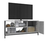 VidaXL Tv-meubel 100x40x45 cm bewerkt hout grijs sonoma eikenkleurig