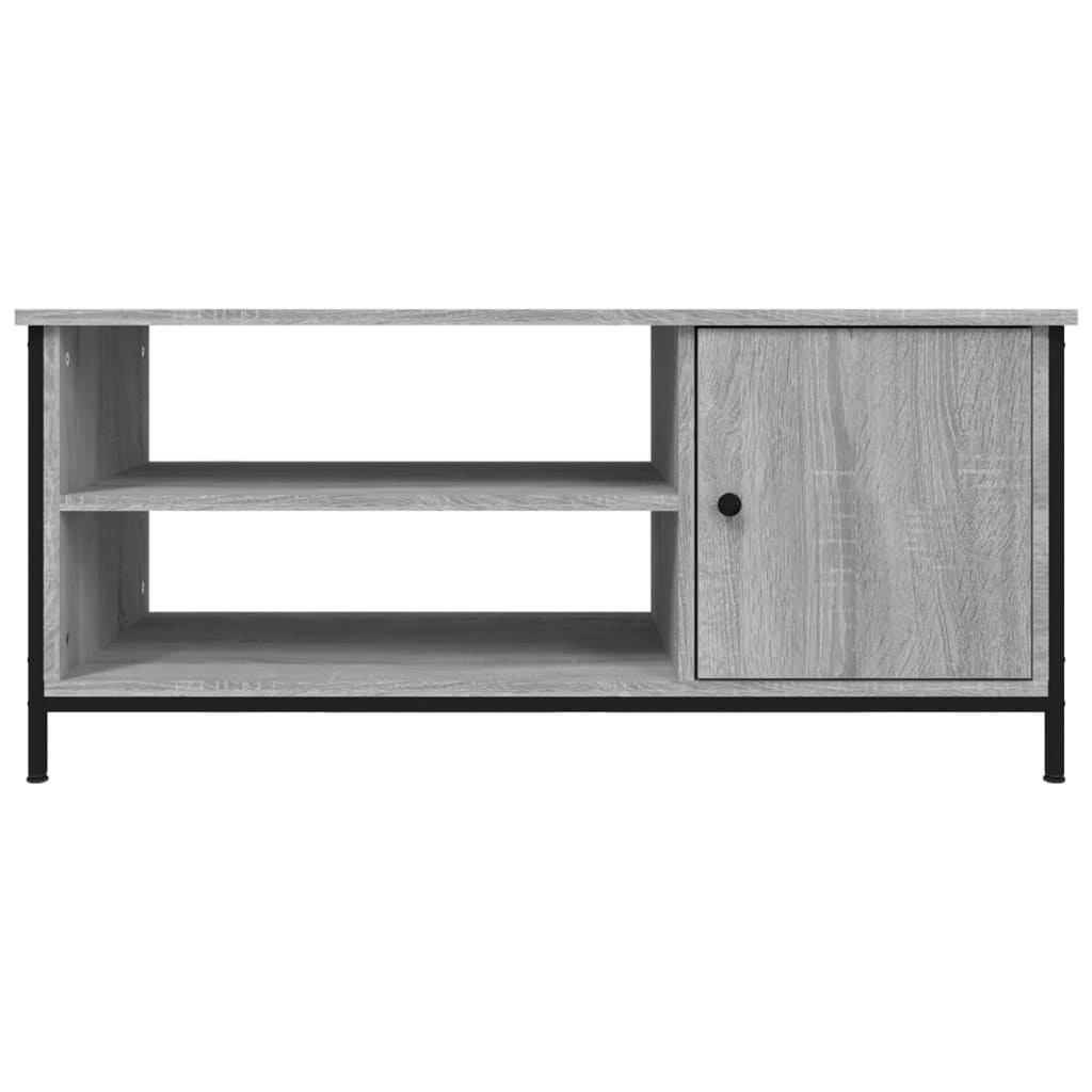 VidaXL Tv-meubel 100x40x45 cm bewerkt hout grijs sonoma eikenkleurig