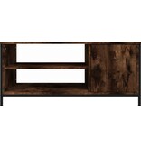 VidaXL Tv-meubel 100x40x45 cm bewerkt hout gerookt eikenkleurig